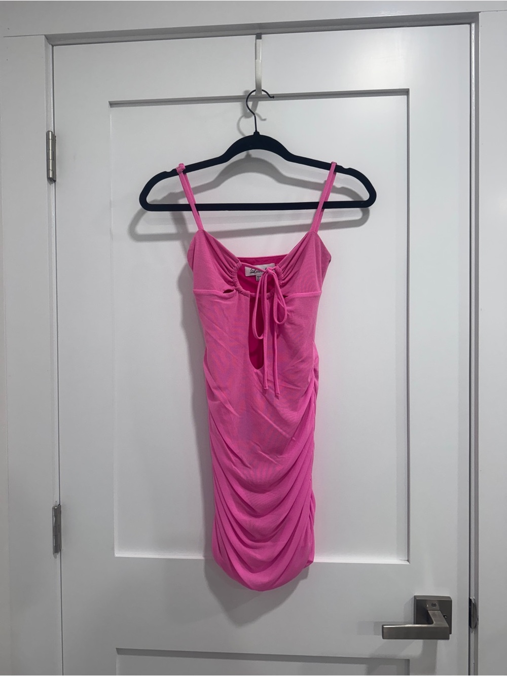 Luvalot Pink Dress with Cut Outs